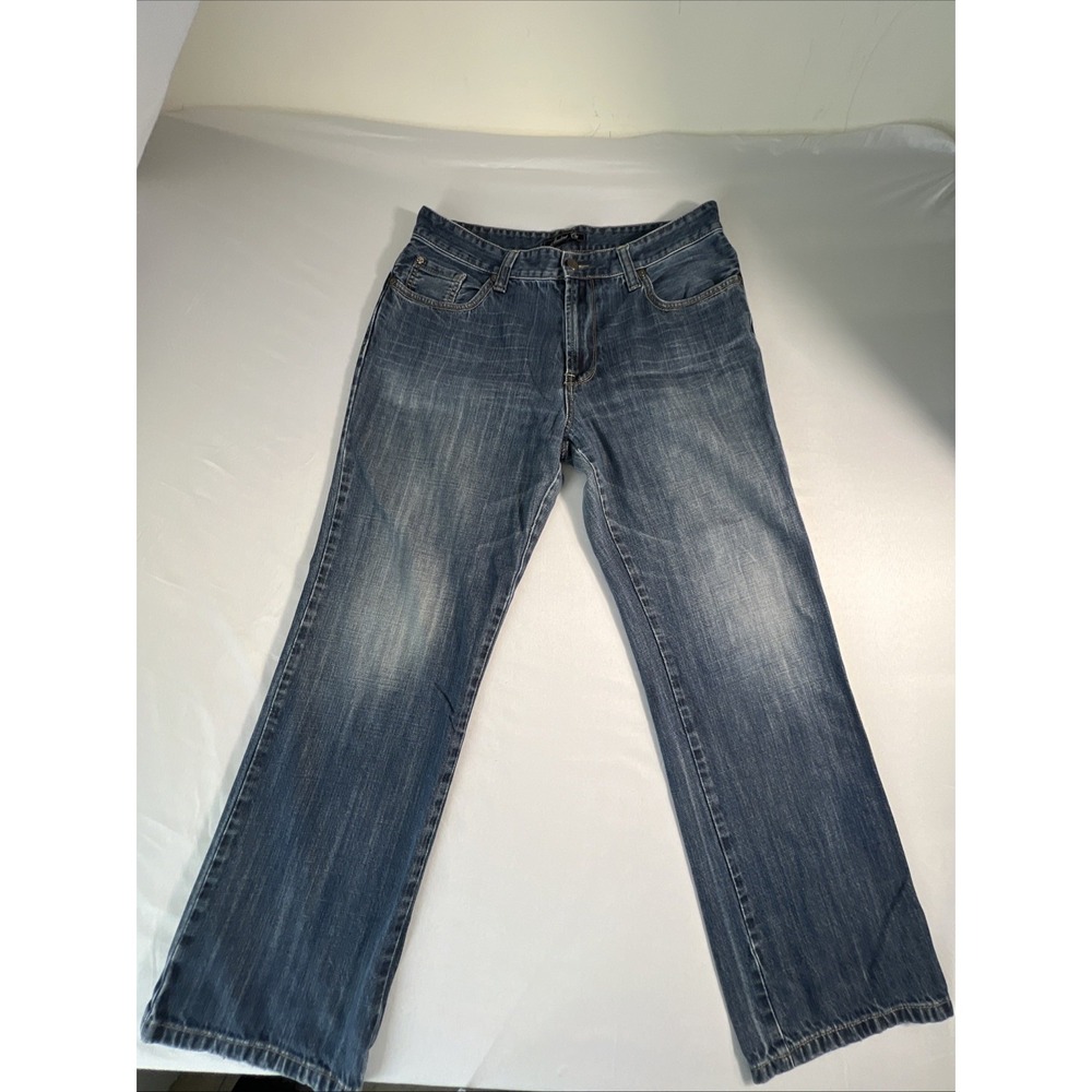 Marc Ecko Loose Fit Jeans Men 36 X 30 Denim Embroidered Y2K Streetwear See Photo